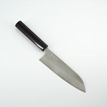 Lade das Bild in den Galerie-Viewer, Yoshimi Kato Super Blue Nashiji 170mm Santoku