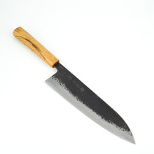 Lade das Bild in den Galerie-Viewer, Sakai Kikumori MK Aogami #2 Kurouchi Gyuto 240 mm