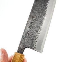 Lade das Bild in den Galerie-Viewer, Sakai Kikumori MK Aogami #2 Kurouchi Gyuto 240 mm