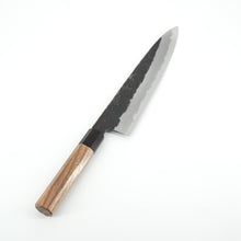 Lade das Bild in den Galerie-Viewer, Kikuzuki Kuro Shirogami #2 Gyuto 240mm | Kikumori x Tanaka