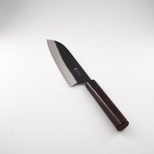Lade das Bild in den Galerie-Viewer, Anryu Kurouchi Damast Santoku 170mm