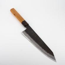 Lade das Bild in den Galerie-Viewer, Mutsumi Hinoura Aogami #2 Kurouchi Kiritsuke 210 mm