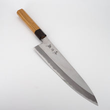 Lade das Bild in den Galerie-Viewer, Mutsumi Hinoura Aogami #2 Migaki Gyuto 240 mm