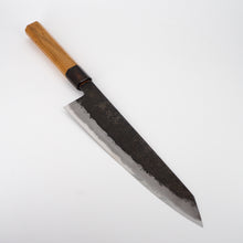Lade das Bild in den Galerie-Viewer, Mutsumi Hinoura Aogami #2 Kurouchi Kiritsuke 240 mm