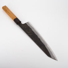 Lade das Bild in den Galerie-Viewer, Mutsumi Hinoura Aogami #2 Kurouchi Kiritsuke 240 mm