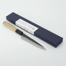 Lade das Bild in den Galerie-Viewer, Kikuzuki Kuro Petty 150mm | Kikumori x Tanaka