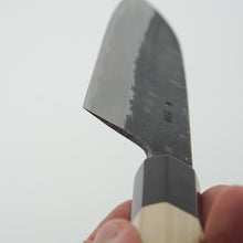 Lade das Bild in den Galerie-Viewer, Kikuzuki Kuro Santoku 180mm | Kikumori x Tanaka