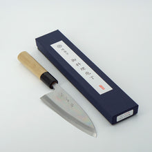 Lade das Bild in den Galerie-Viewer, Sakai Kikumori Shironiko Shirogami #2 Deba 150mm