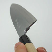 Lade das Bild in den Galerie-Viewer, Sakai Kikumori Shironiko Shirogami #2 Deba 165mm