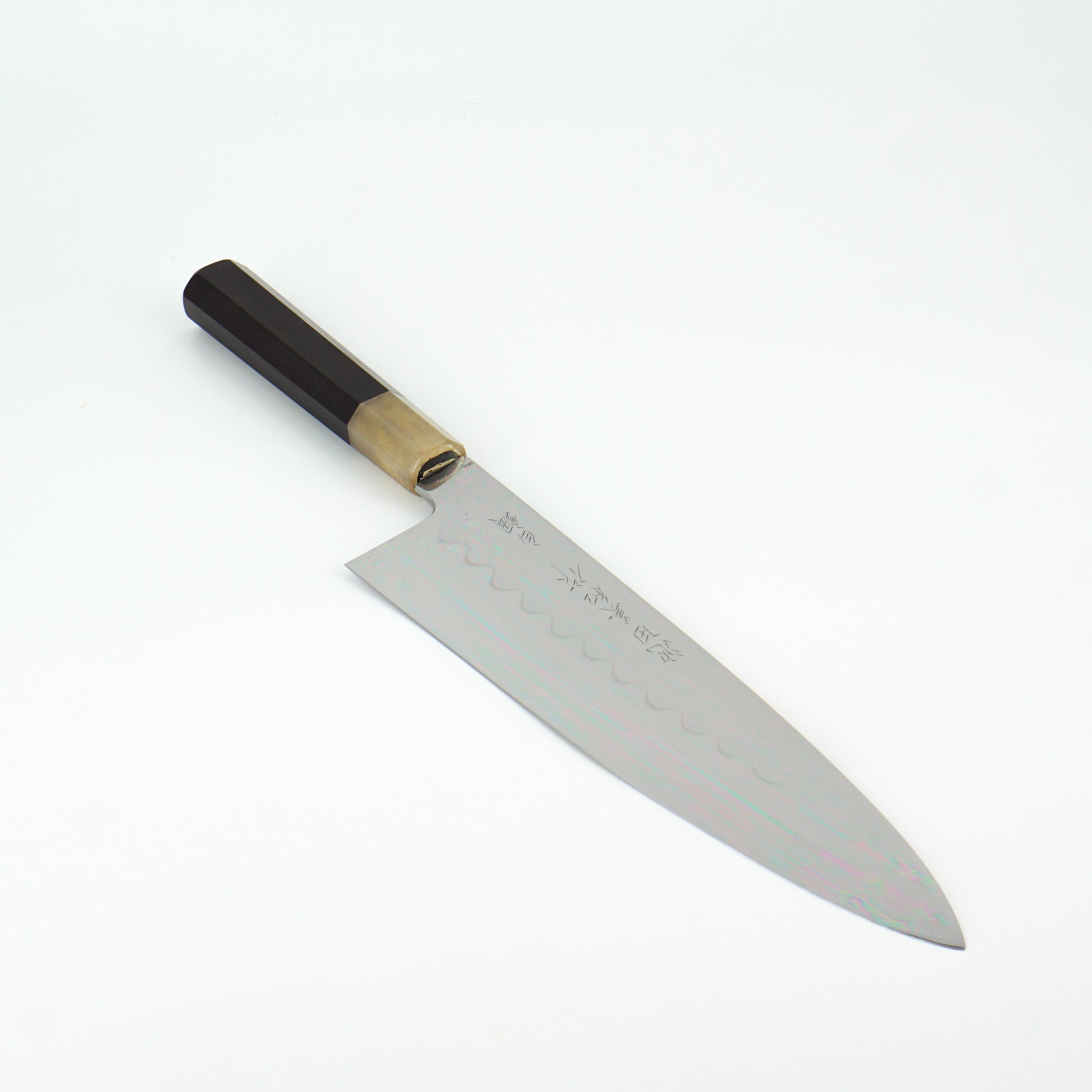 Yoshikazu Ikeda White 3 Abura Honyaki Gyuto 240mm *Extra Höhe* (2