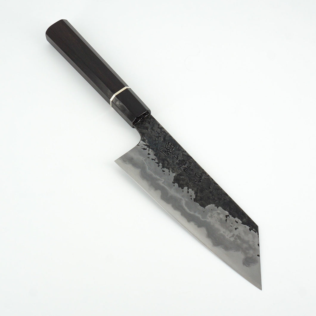 Kisuke Manaka ENN Aogami #1 Damascus Bunka 170 mm (2)