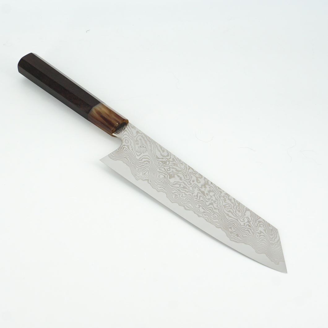 Sakai Kikumori Minamo ATS-34 Damascus Kiritsuke 225mm