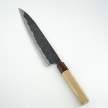 Load image into Gallery viewer, Yosimitu Kajiya Shirogami #2 Gyuto 240mm
