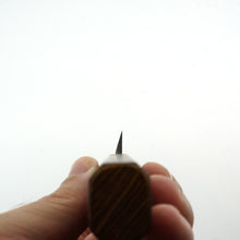 Load image into Gallery viewer, Itsuo Doi Shirogami #3 Kurouchi 150 mm Petty (single Bevel)
