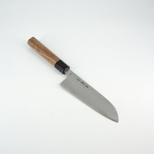 Load image into Gallery viewer, Sakai Kikumori VG10 Tsuchime Santoku 165mm
