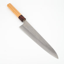 Lade das Bild in den Galerie-Viewer, Sakai Kikumori x Nakagawa Ginsan Tsuchime Gyuto 240mm
