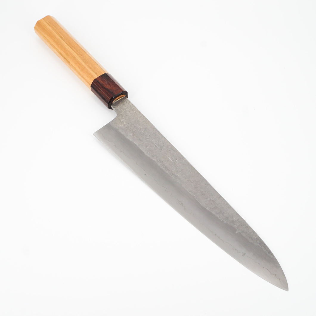 Sakai Kikumori x Nakagawa Ginsan Tsuchime Gyuto 240mm