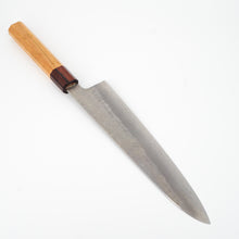Lade das Bild in den Galerie-Viewer, Sakai Kikumori x Nakagawa Ginsan Tsuchime Gyuto 240mm
