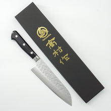 Lade das Bild in den Galerie-Viewer, Takamura VG10 Tsuchime Santoku 170mm
